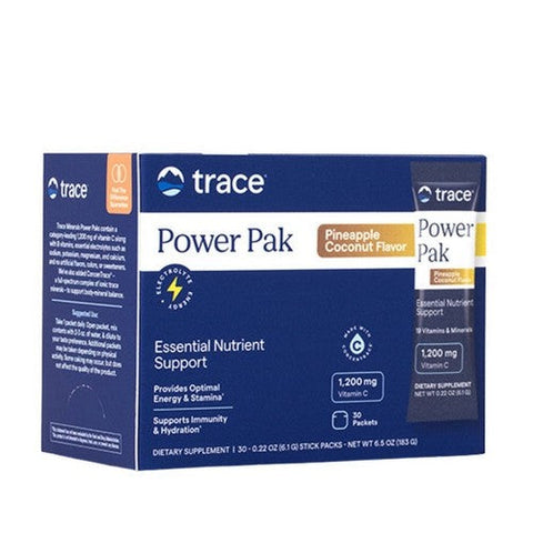 Trace Minerals, Electrolyte Stamina Power Pak, Pina Colada 32 pk Trace Minerals