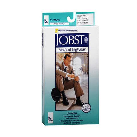 Jobst, Firm Support Over-The-Calf Dress Socks Black Extra Large, 1 Each Jobst