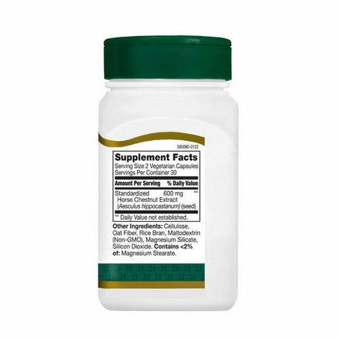 21st Century, Horse Chestnut Extract Standardized, 60 Veg Caps 21st Century