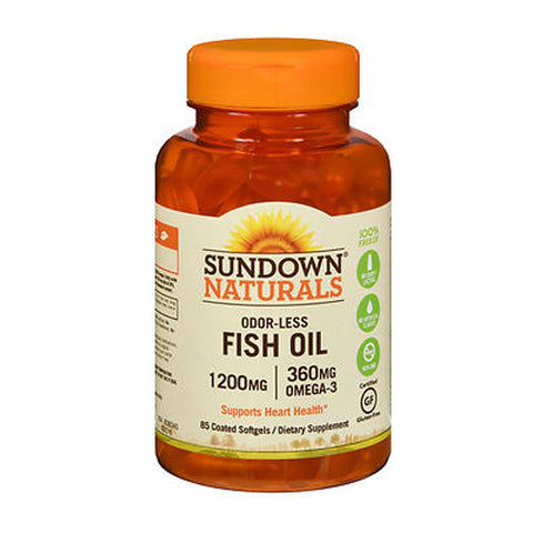 Sundown Naturals, Omega-3 Fish Oil, 1200 mg, 60 caps Sundown Naturals