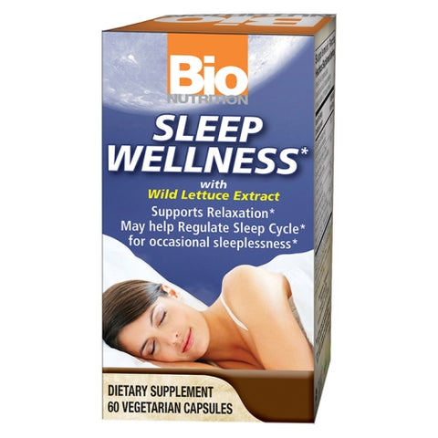 Bio Nutrition Inc, Sleep Wellness, 60 VEG CAPS Bio Nutrition Inc
