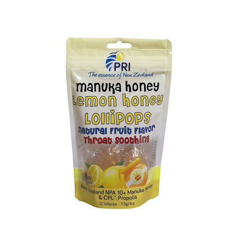 Pacific Resources International, Children's Lollipops, Lemon and Honey 12 Count Pacific Resources International
