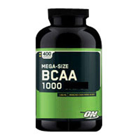 أوبتيموم نيوتريشن، أحماض أمينية متفرعة السلسلة (BCAA)، 1000 ملغ، 400 كبسولة