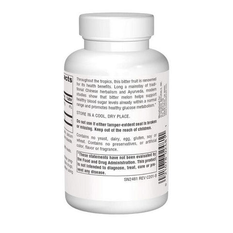 Source Naturals, Bitter Melon, 500 mg, 60 Caps Source Naturals