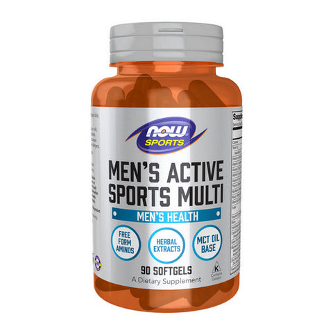 Now Foods, Men's Active Sports Multi, 90 Softgels Now Foods