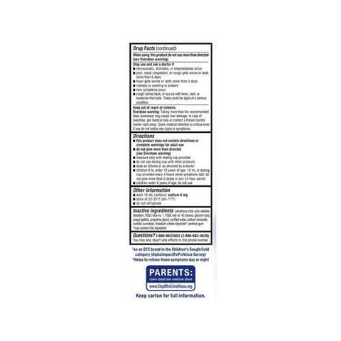 Mucinex, Children'S Cold And Flu Liquid Very Berry, 4 Oz Mucinex