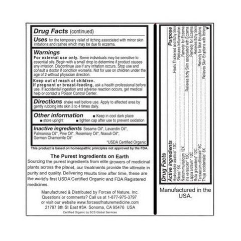 Forces of Nature, Eczema, 11 ml