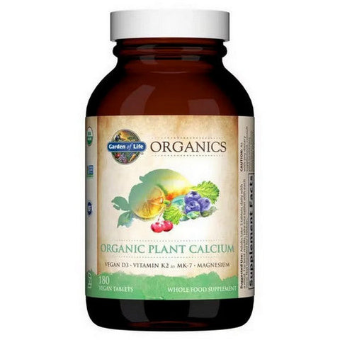 Garden of Life, Organics Plant Calcium, 180 Tabs Garden of Life