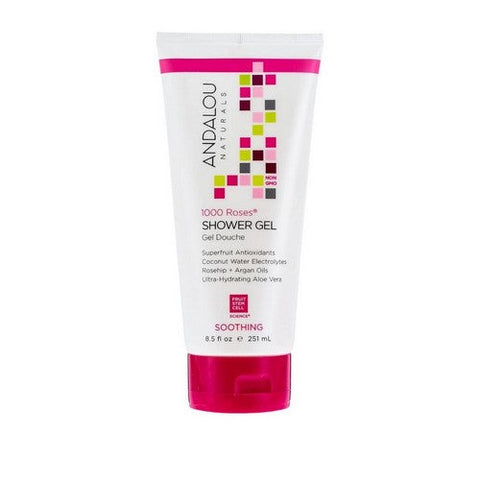 Andalou Naturals, 1000 Roses Soothing Shower Gel, 8.5 Oz Andalou Naturals