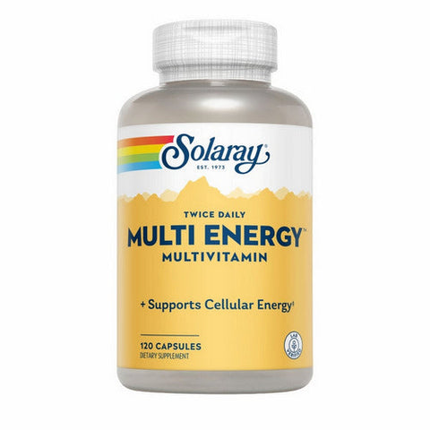 Solaray, Twice Daily Multi Energy Iron-Free, 120 Caps Solaray