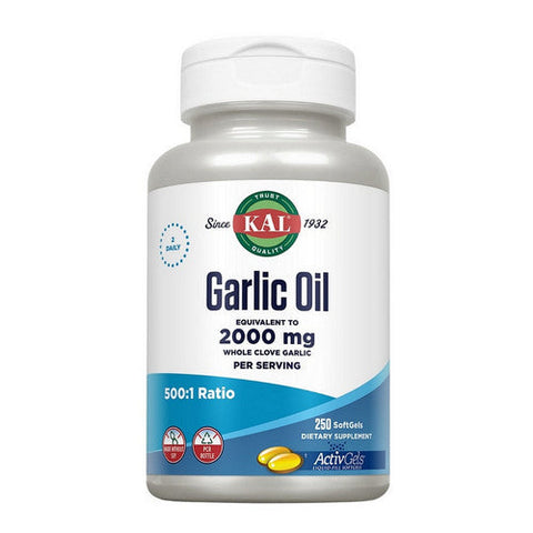 Kal, Garlic Oil 1500, 250 Softgels Kal