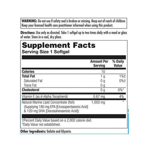 Kal, Omega 3, 60 Softgels Kal
