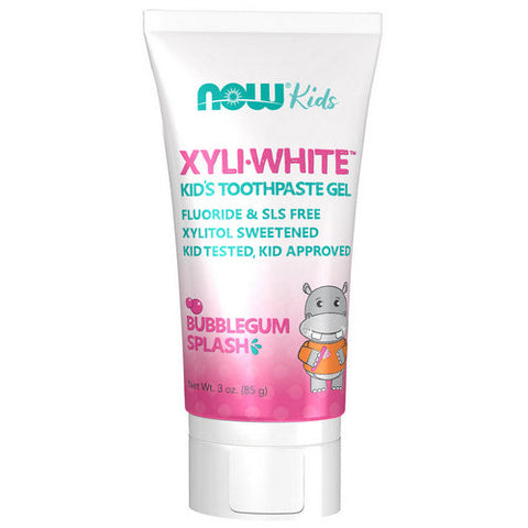 معجون أسنان ناو فودز للأطفال، زيلي وايت، بنكهة العلكة، 3 أونصات