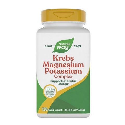Krebs Magnesium Potassium Complex 120 Veg Tabs by Nature's Way