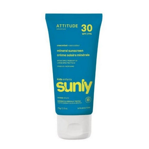 أتيتيود، واقي شمس معدني 100% بعامل حماية SPF30، خالٍ من العطور، 2.6 أونصة
