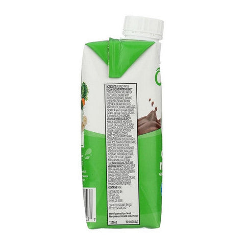 Orgain, Organic Nutrition Shake Creamy Chocolate, 11 Oz(Case Of 12)