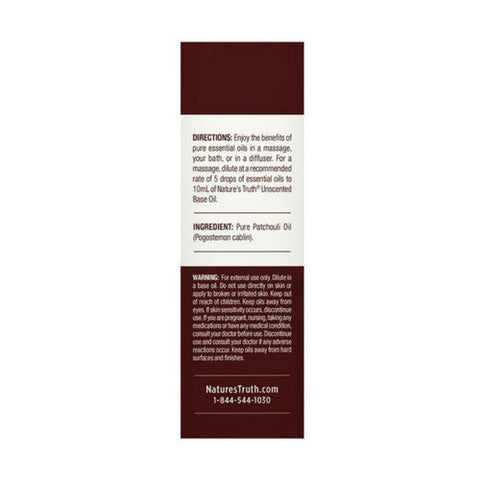 Nature's Truth, Essential Oil Patchouli Dark, 0.51 Oz Nature's Truth