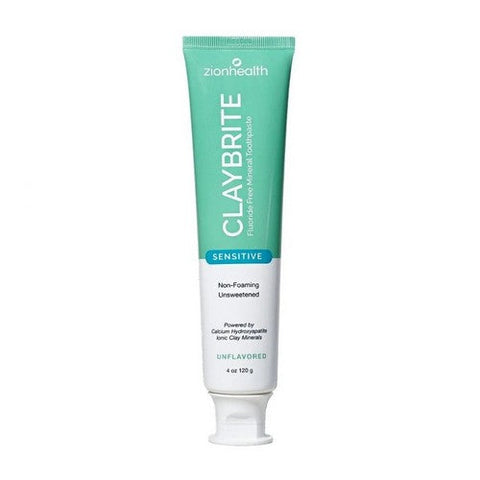 Zion Health, Claybrite Sensitive Natural Toothpaste, 4 Oz
