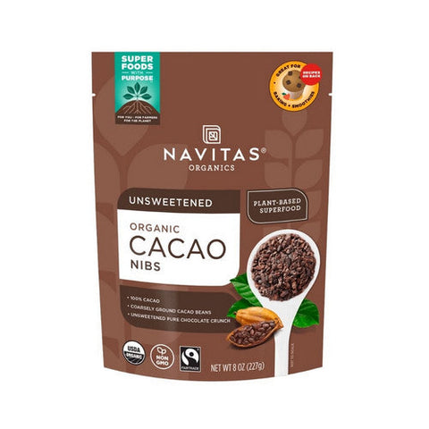 Navitas Organics, Organics Cacao Nibs, 8 Oz Navitas Organics