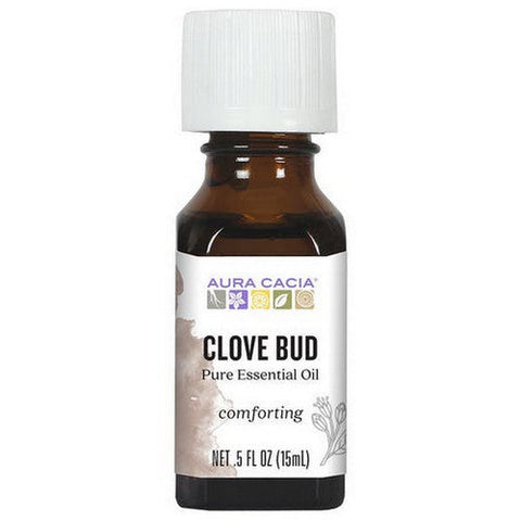 Aura Cacia, Pure Essential Oil Clove Bud, 0.5 Fl Oz