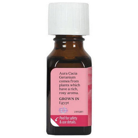 Aura Cacia, زيت إبرة الراعي العطري النقي 100%، (قبور البلارجونيوم) 0.5 أونصة سائلة