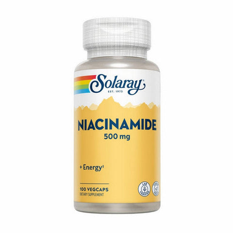 Solaray, Niacinamide, 500 mg, 100 Veg Caps