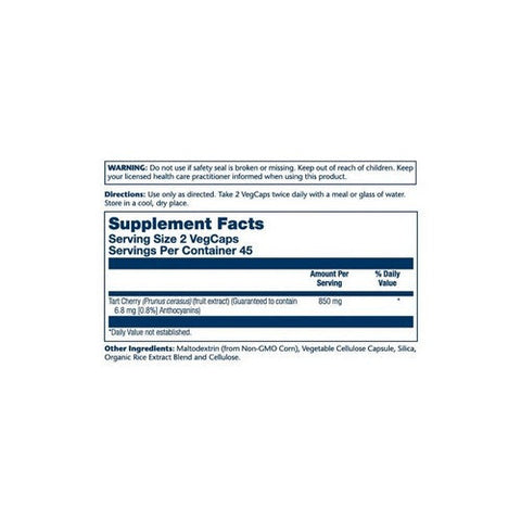 Solaray, Tart Cherry, 500 mg, 90 Chews