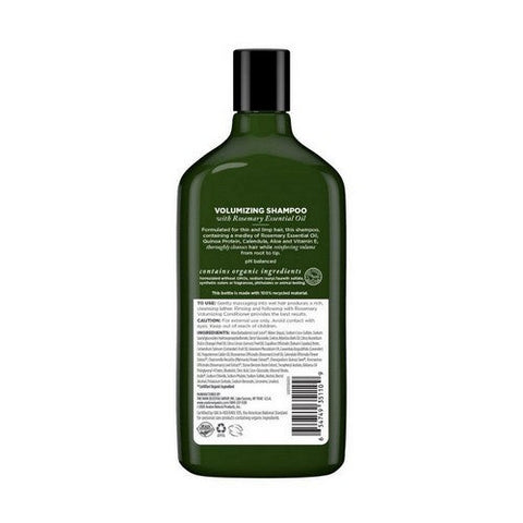Avalon Organics, Shampoo Volumizing Rosemary, 11 Oz