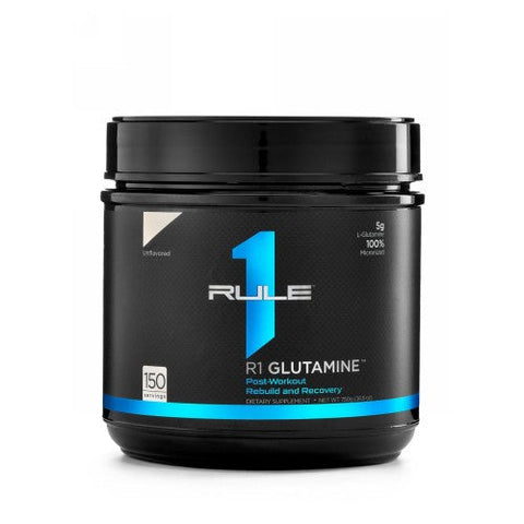 Rule 1, R1 Glutamine, Unflavored 375 Grams
