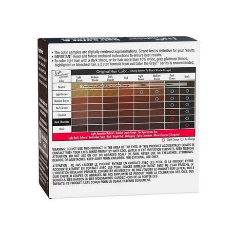 Light Mountain, Narural Hair Color & Conditioner, Dark Chocolate 4 Oz