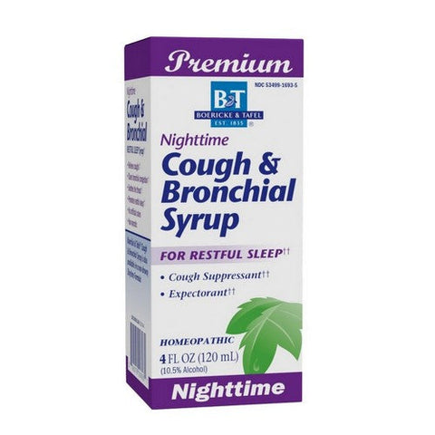 Boericke & Tafel, Boericke And Tafel Nighttime Cough And Bronchial Syrup, 4 Oz