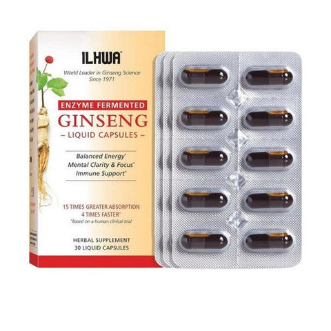 Il Hwa Korean Ginseng, Enzyme Fermented Ginseng, 30 Cap