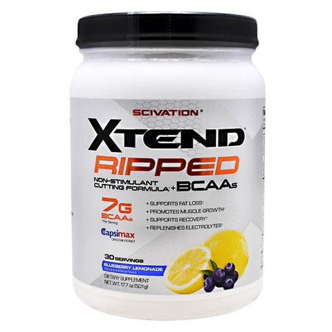 Scivation، Xtend Ripped، عصير ليمون بالتوت الأزرق، 30 حصة
