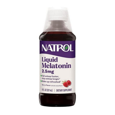 Natrol, Liquid Melatonin Berry, 2.5 Mg, 8 Oz