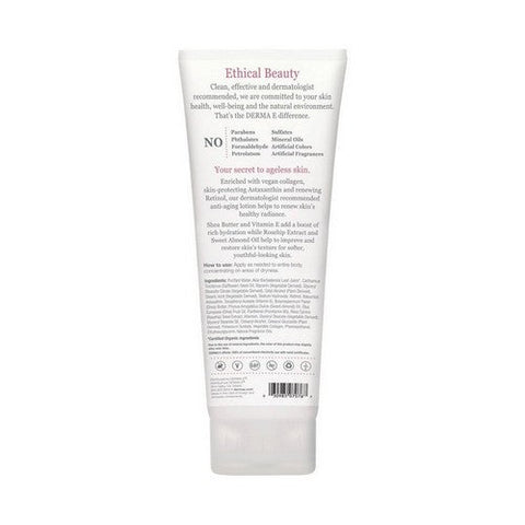 Derma e, Body Lotion, Rosehip Almond 8 Oz
