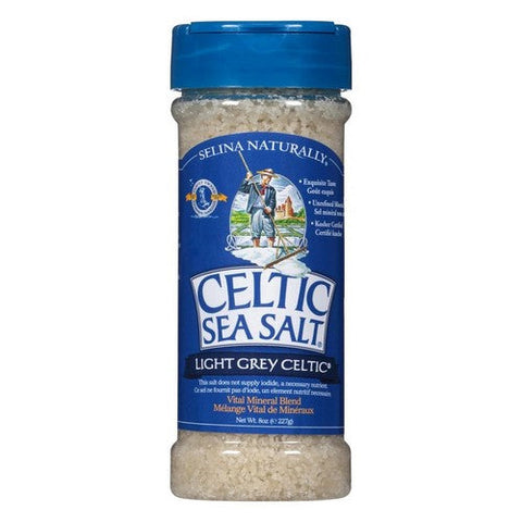 Celtic Sea Salt, Light Grey Celtic Sea Salt Shaker, 8 Oz