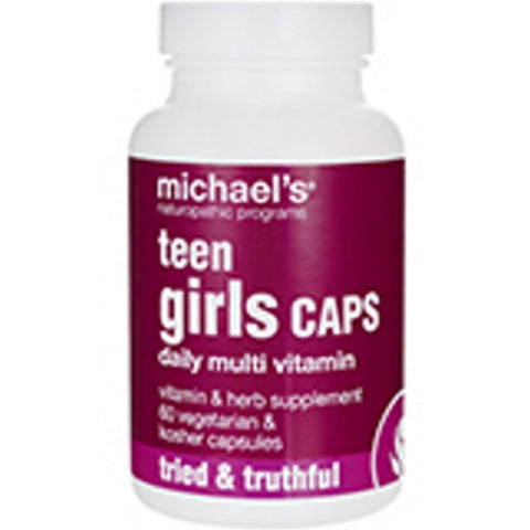 Michael's Naturopathic, Teen Girls Daily Multi Vitamin, 60 Veg Caps