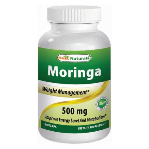 Best Naturals, Moringa, 500 mg, 180 Caps