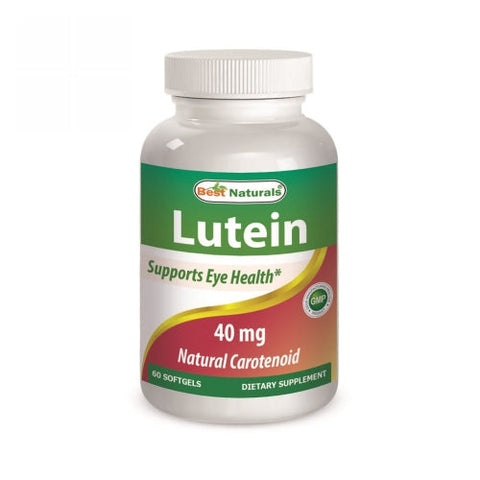 Best Naturals, اللوتين، 40 ملغ، 60 كبسولة هلامية