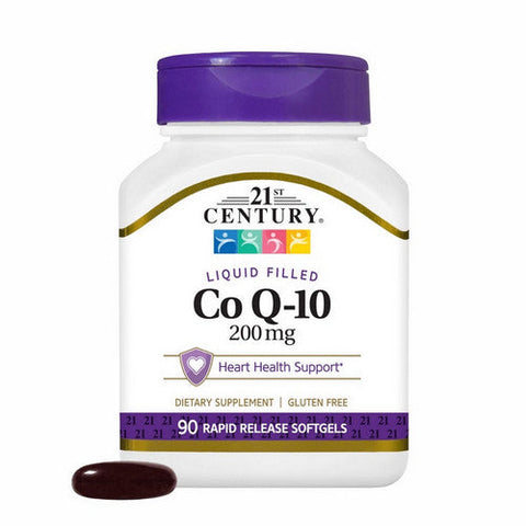 21st Century, Liquid Filled Coq-10, 200 Mg, 90 Caps