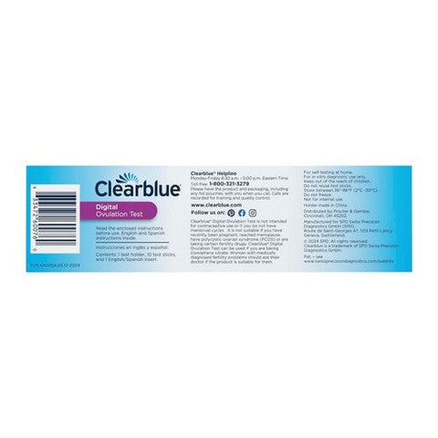 Clearblue, Digital Ovulation Tests, 10 Each Clearblue