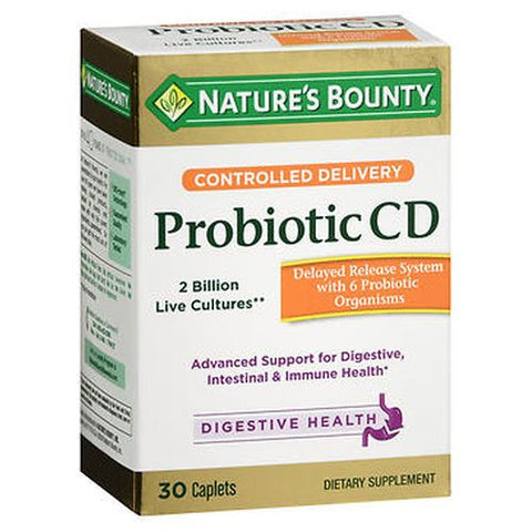 كبسولات ناتشرز باونتي، كبسولات ناتشرز باونتي بروبيوتيك بتقنية التوصيل المتحكم به، 30 كبسولة