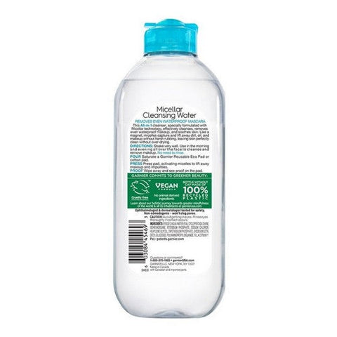 Garnier Fructis, Skinactive Micellar Cleansing Water All In 1 Waterproof, 13.5 Oz Garnier Fructis