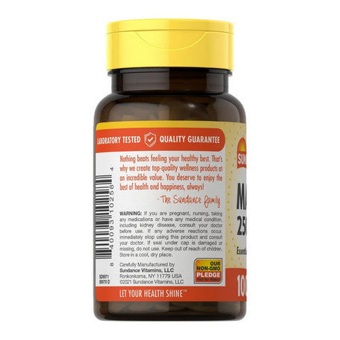Sundance, Magnesium Coated Caplets, 250 Mg, 100 Tabs Sundance