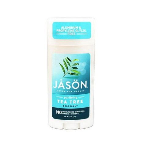 Jason Natural Products, Deodorant Purifying Tea Tree, TEA TREE OIL STIK, 2.5 OZ