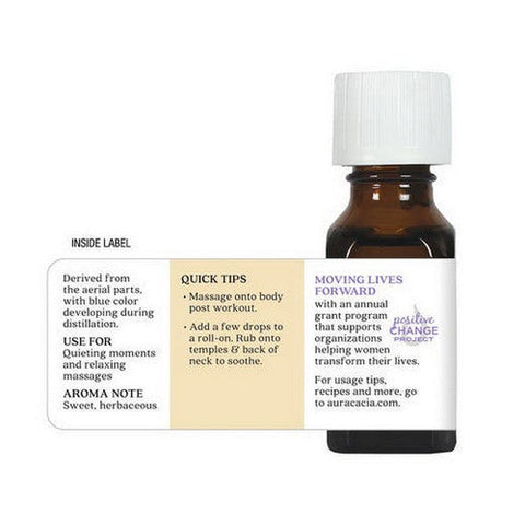 Aura Cacia, Essential Oil, Tansy in Jojoba 0.5 Oz