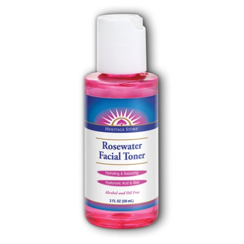 Heritage Store, Rose Petals Rosewater Facial Toner, 2 Oz