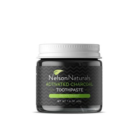 Nelson Naturals, Activated Charcoal Toothpaste, Peppermint 1.6 Oz Nelson Naturals