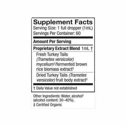 Host Defense, Turkey Tail Extract, 2 Fl Oz