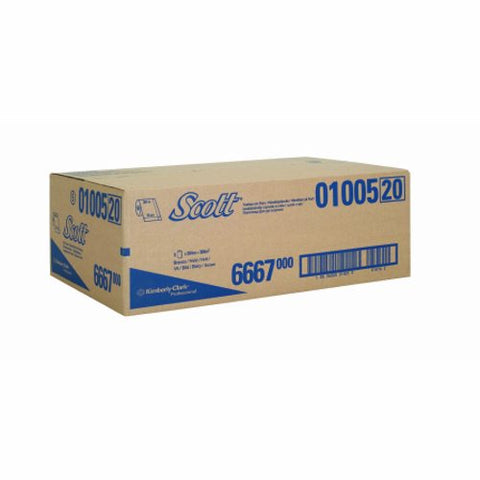 Kimberly Clark, Paper Towel Scott  Hardwound Roll 8 Inch X 1000 Foot, Count of 6